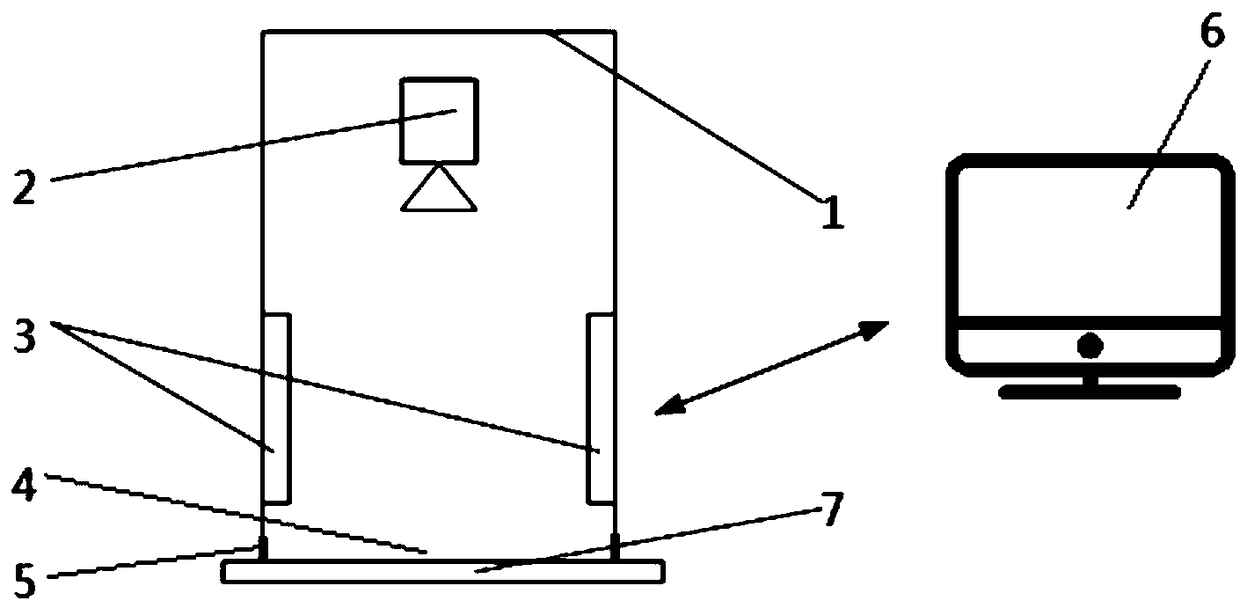 Solar cell area measuring instrument and measuring system thereof