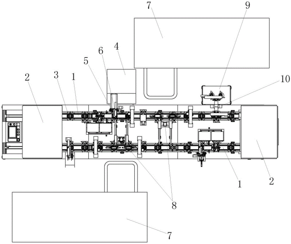 Loudspeaker automated production line