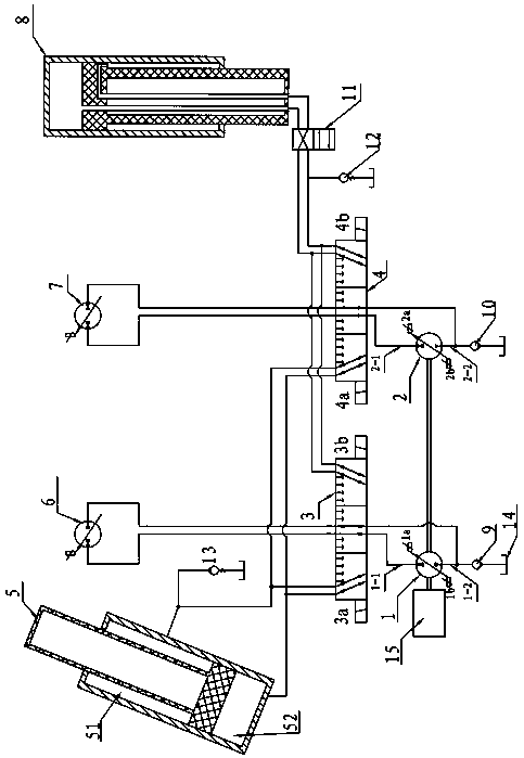 An energy-saving hydraulic system for cranes