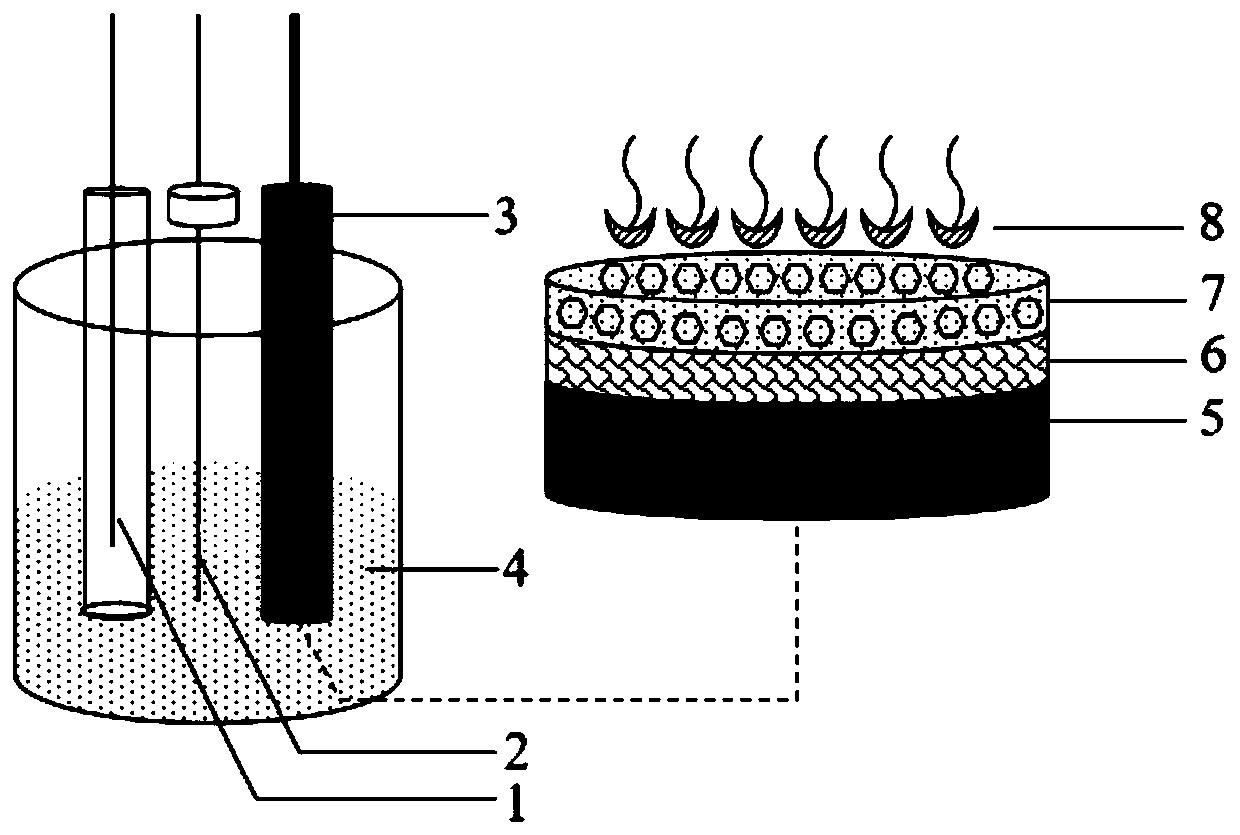 L-tyrosine detection method based on composite film modified electrode and sensor