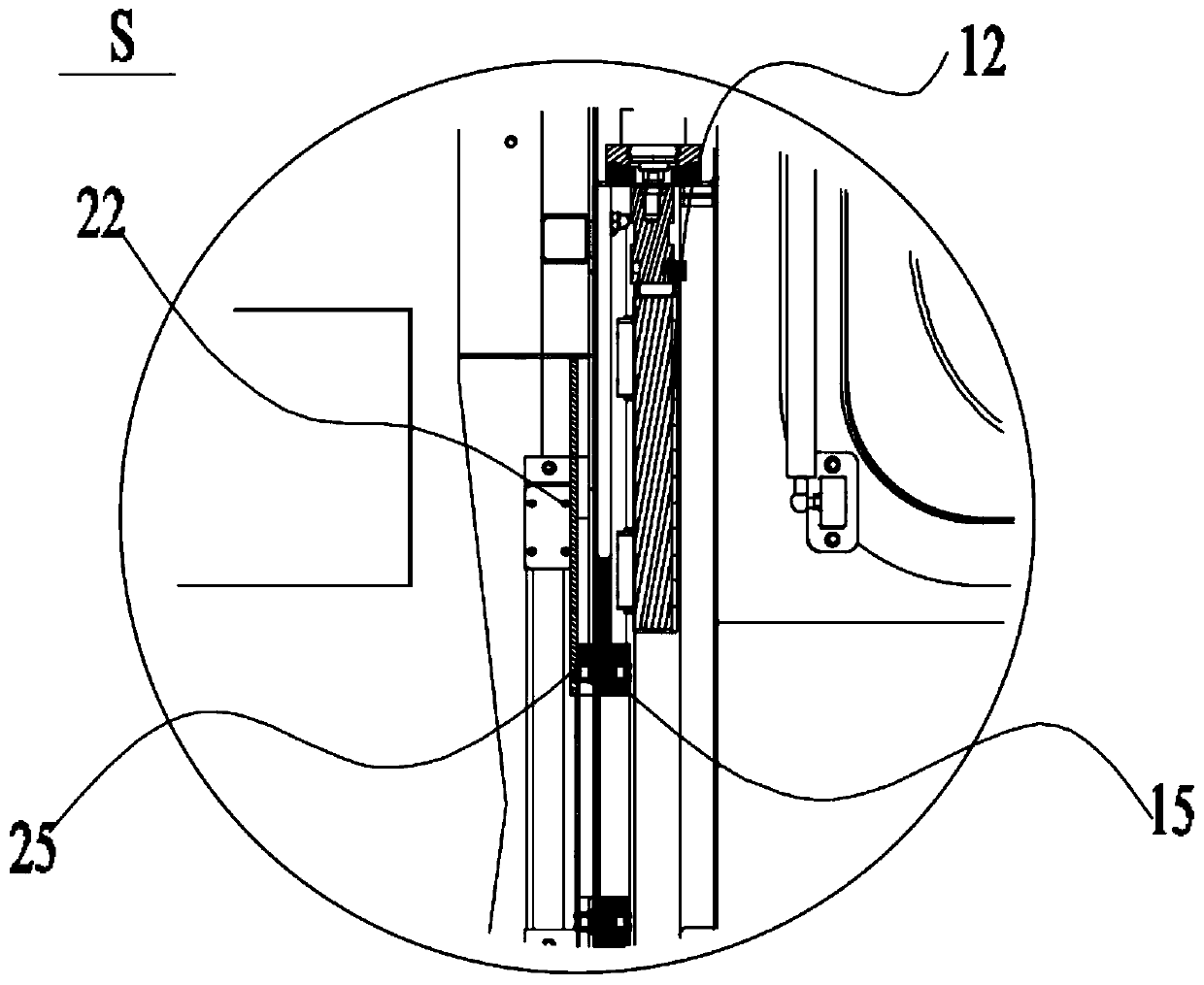 Double-layer automatic sealing door structure