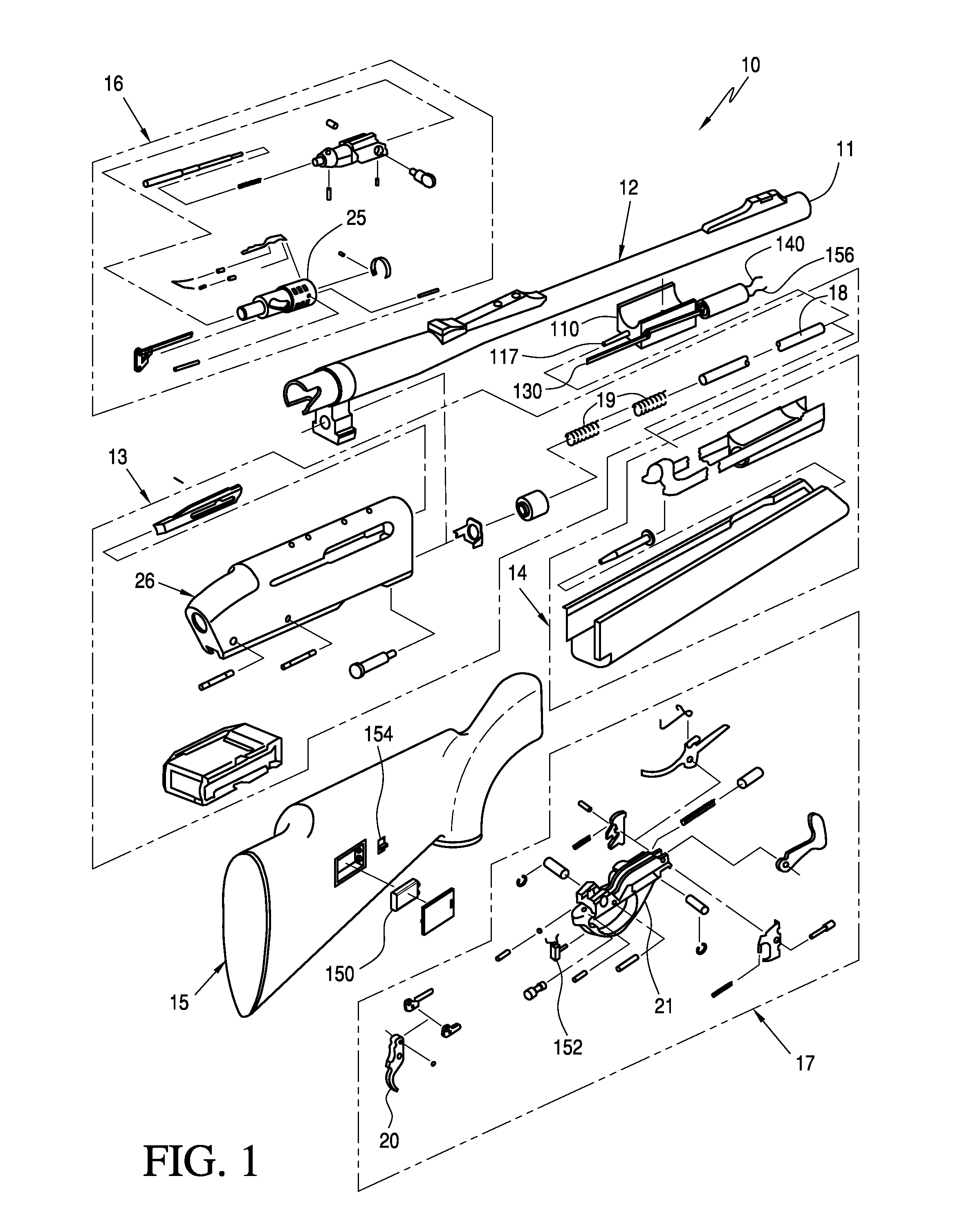 Gas operated firearm action delay device
