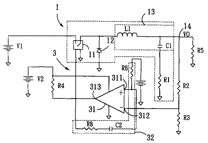 Control apparatus of voltage converter
