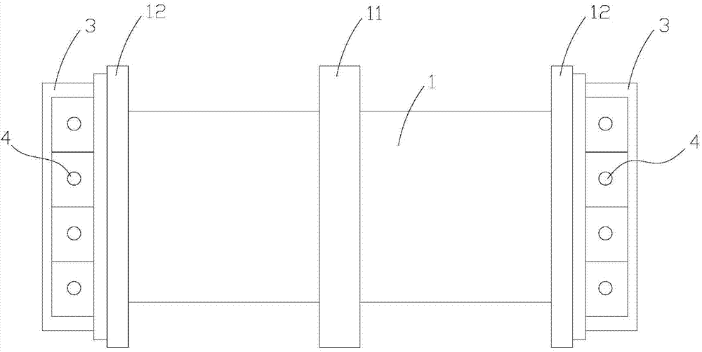 Transformer framework with height of pins capable of being adjusted