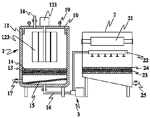 Environment-friendly water disinfection device