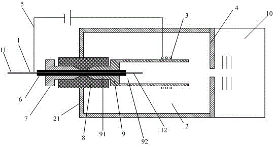 Electrospray ion source and mass spectrometer