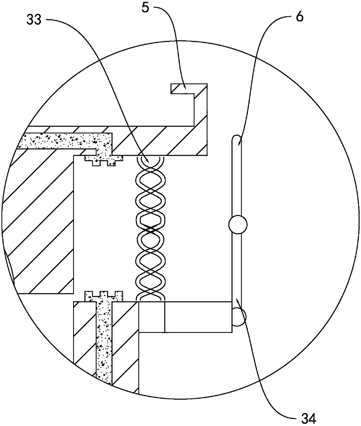 High-strength fireproof electric leakage protection line concentration box device