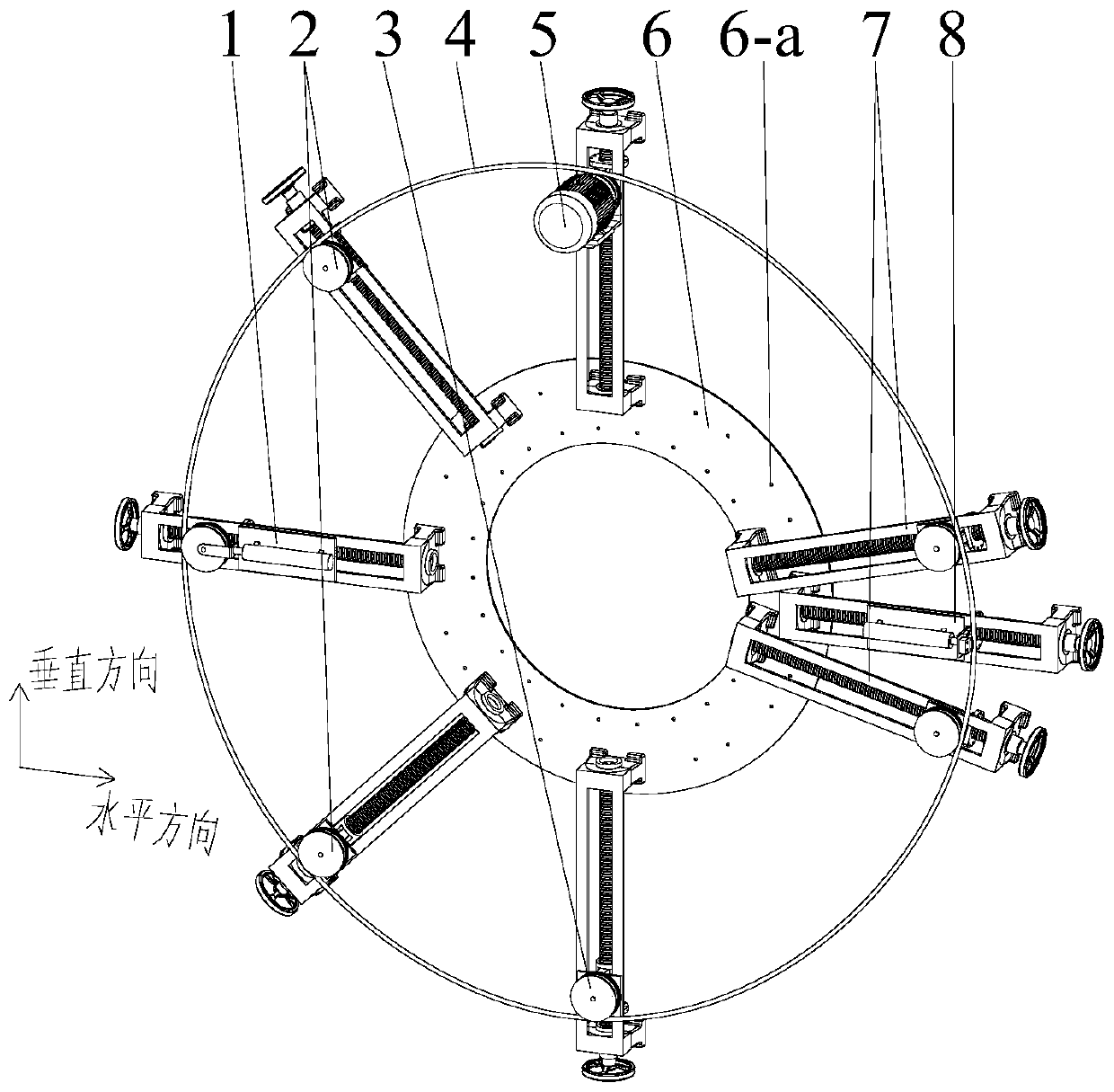 Device and method for testing anti-slip performance of mine hoisting friction lining