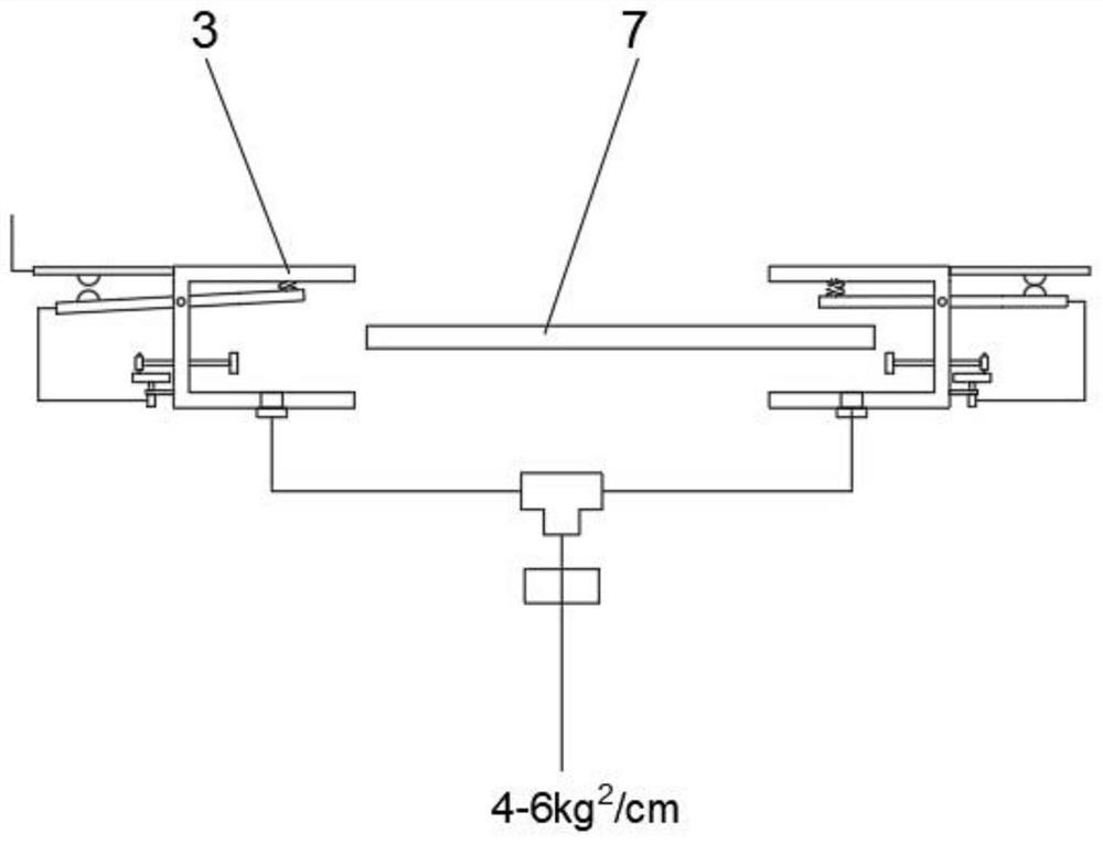 Wide belt sander micro-airflow abrasive belt position detection device and control method