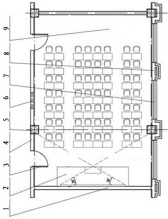 Building structure capable of carrying out function replacement and construction method