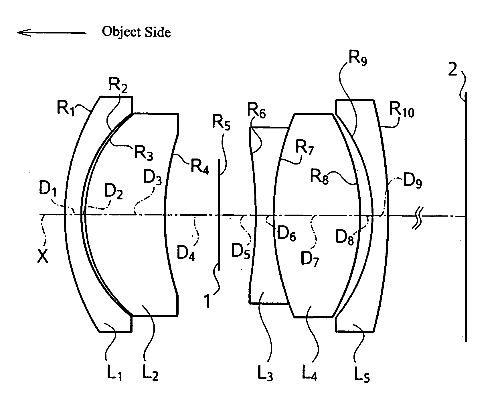 Image scanning lens and image scanning device that uses same