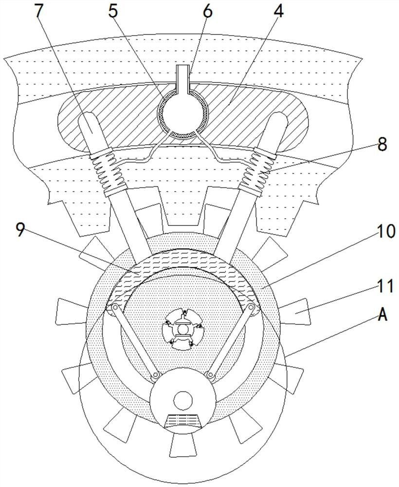 Intelligent uniform spraying equipment for cylindrical metal