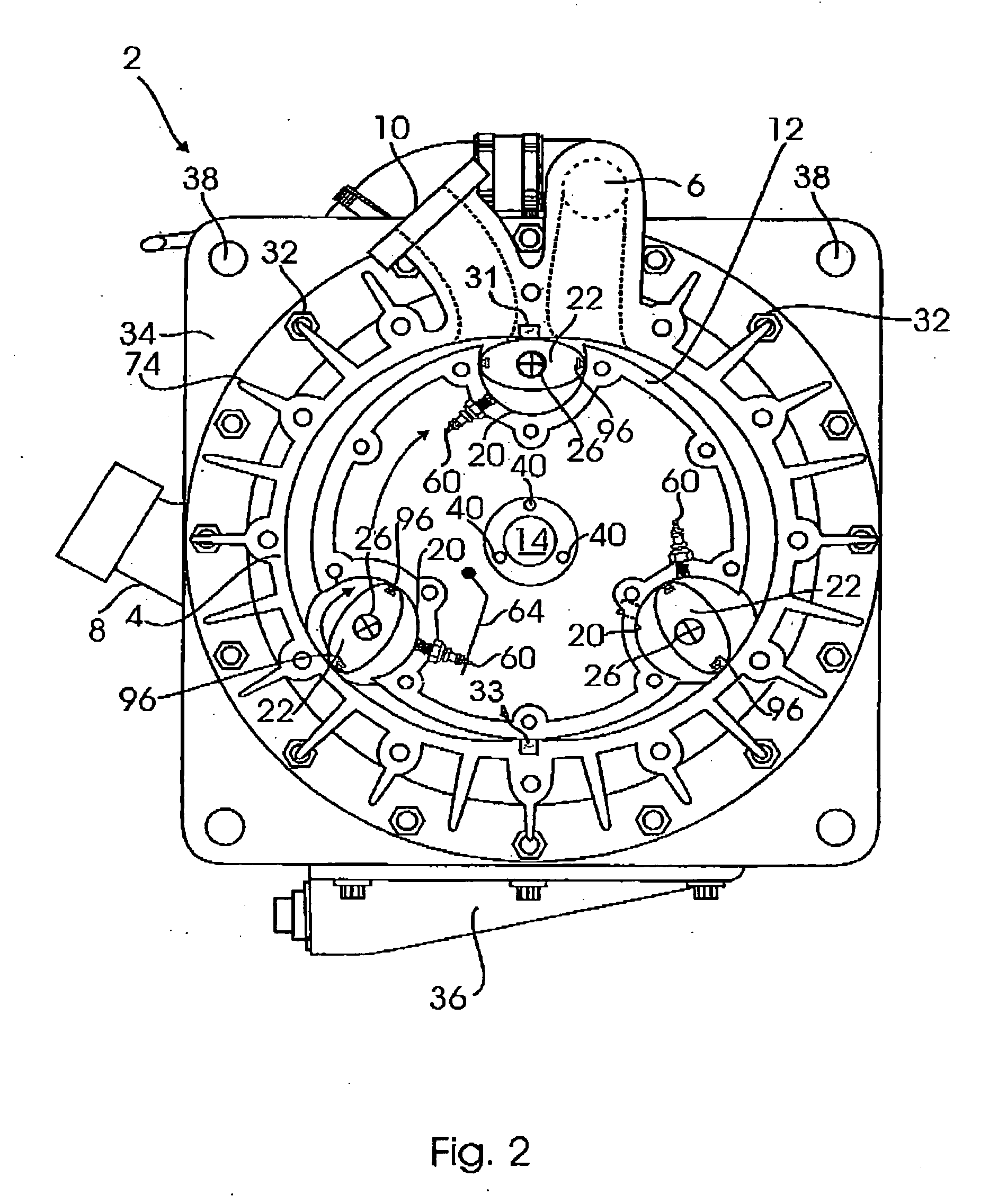 Concentric internal combustion rotary engine