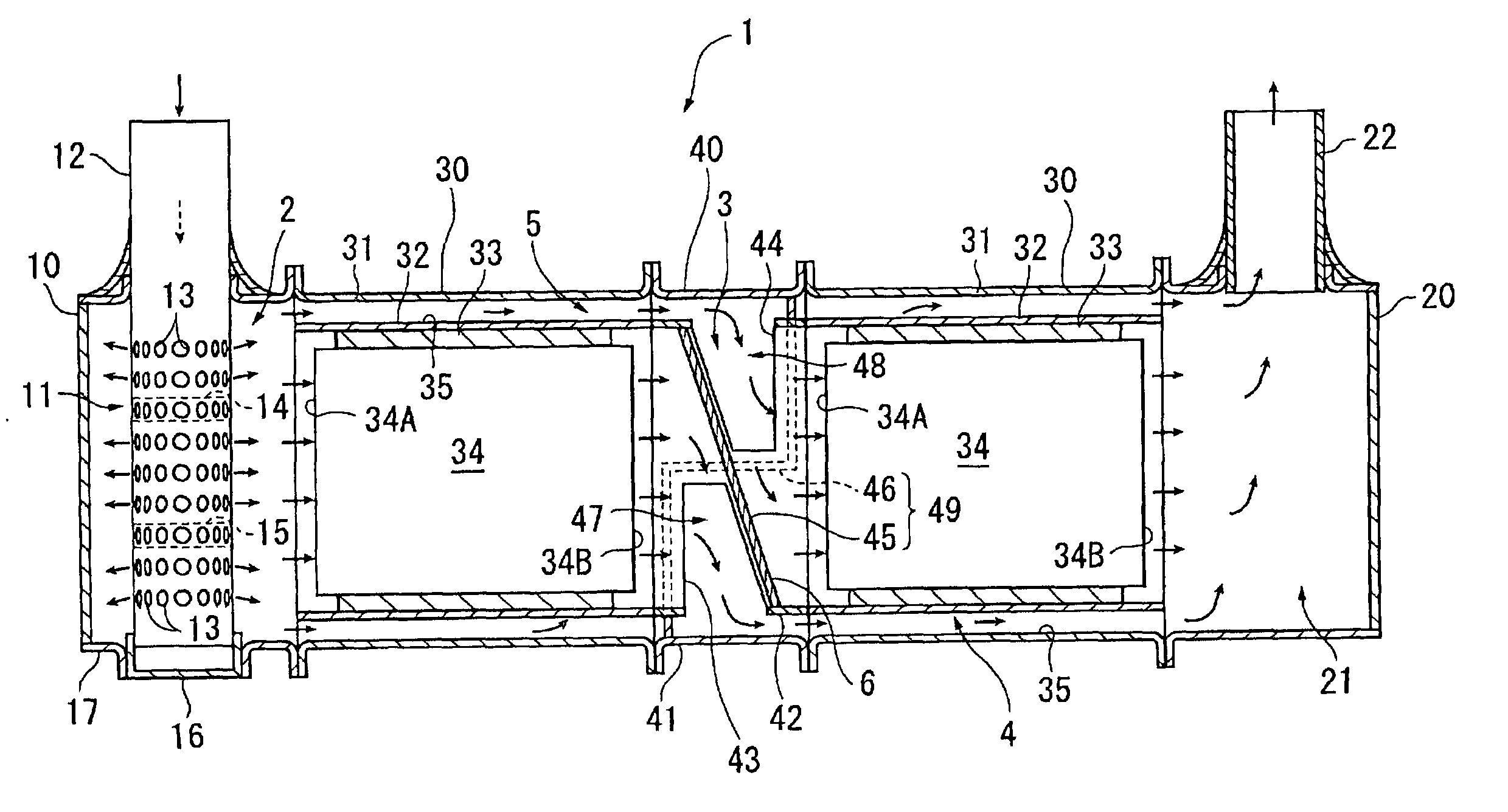Exhaust gas purifying system for internal combustion engine