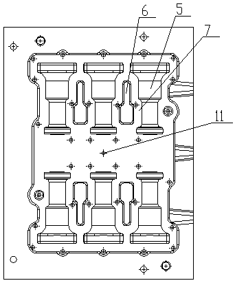 Precoated sand mold for door bolt