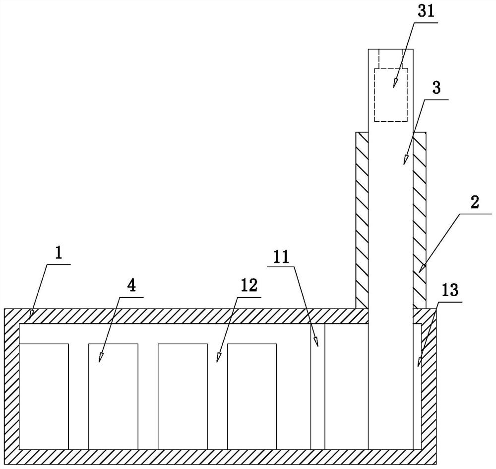 Storage box for prolonging storage life of germplasm resources of legume crops