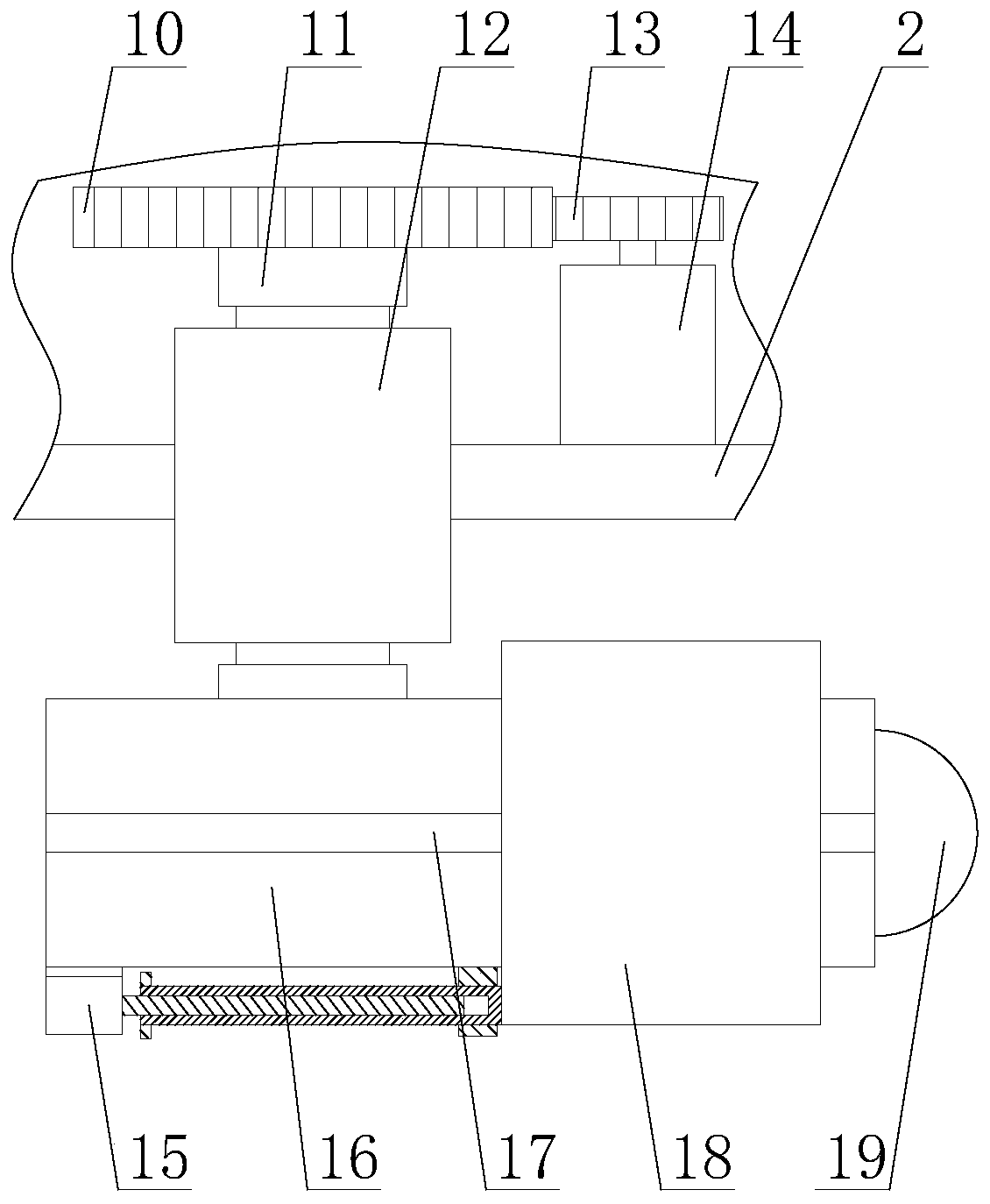 Unmanned aerial vehicle (UAV) with light regulating function for aerial shooting