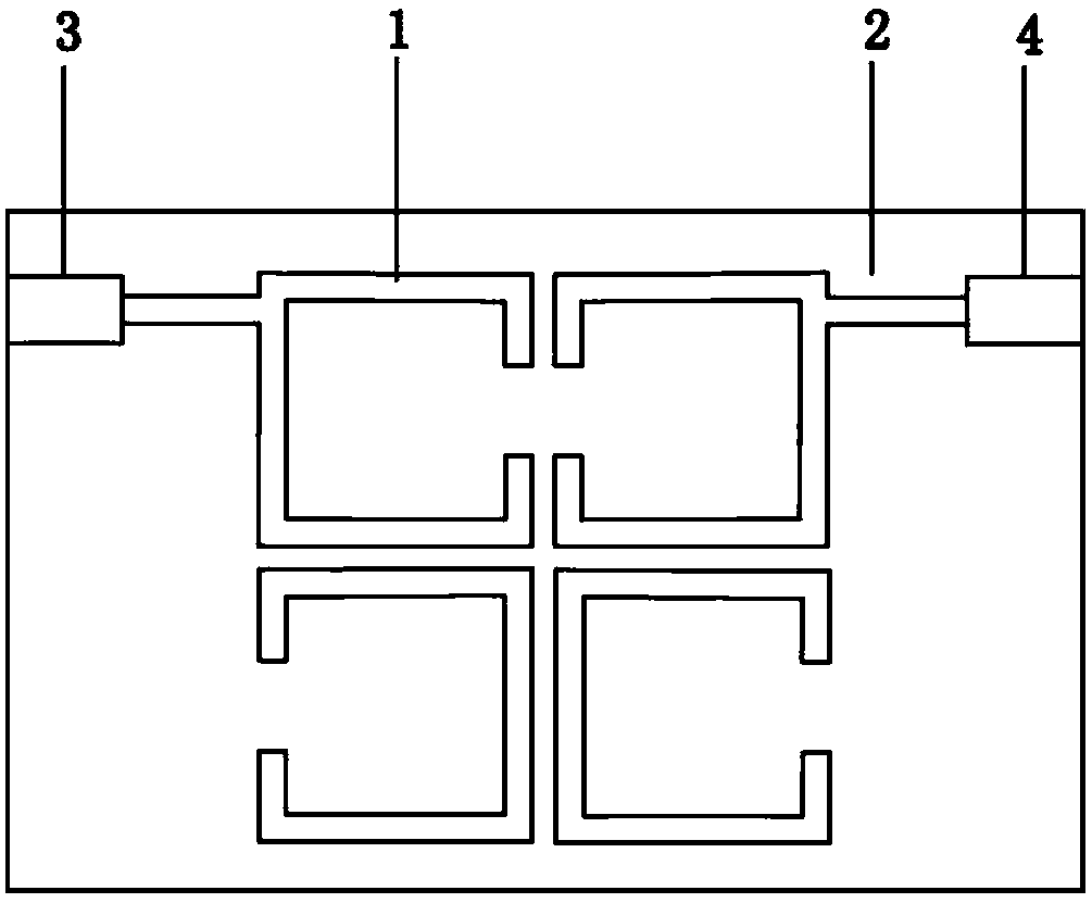 Micro-strip open loop filter