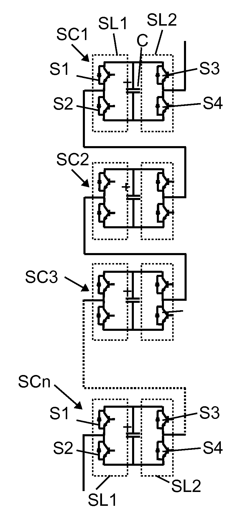 Method of controlling the switching of a multilevel converter, a controller for a multilevel converter, and a computer program for controlling a converter