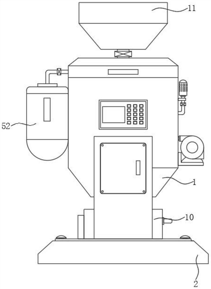 Freeze-drying device for preparing dendrobium (nobile) decoction pieces and drying method