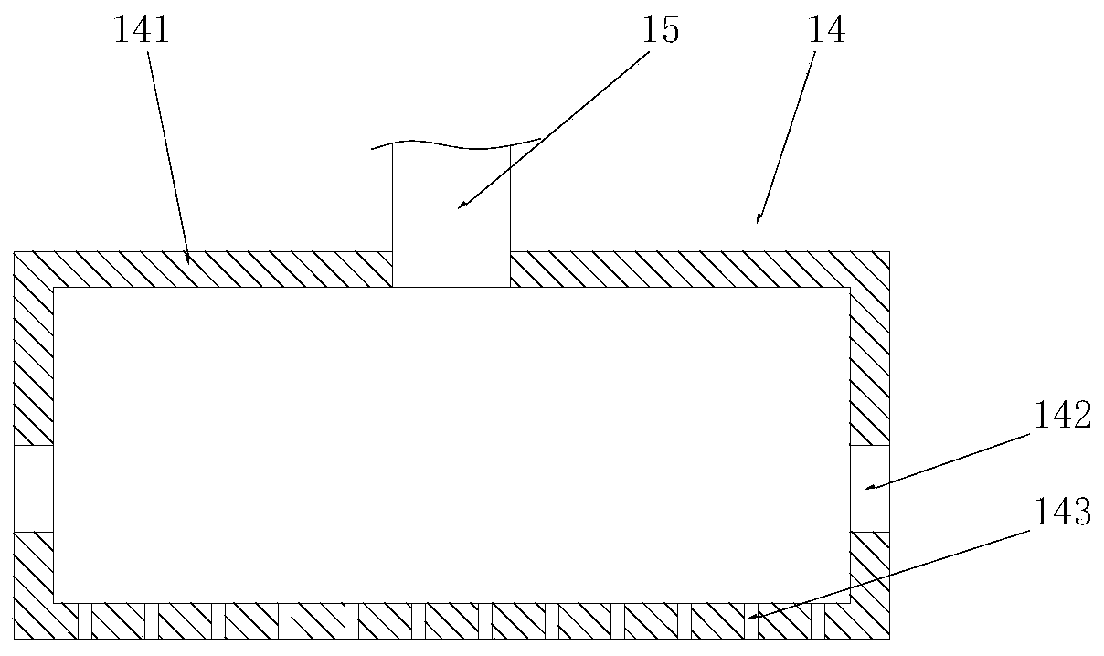 Efficient cleaning and sterilizing device for cancerous wound