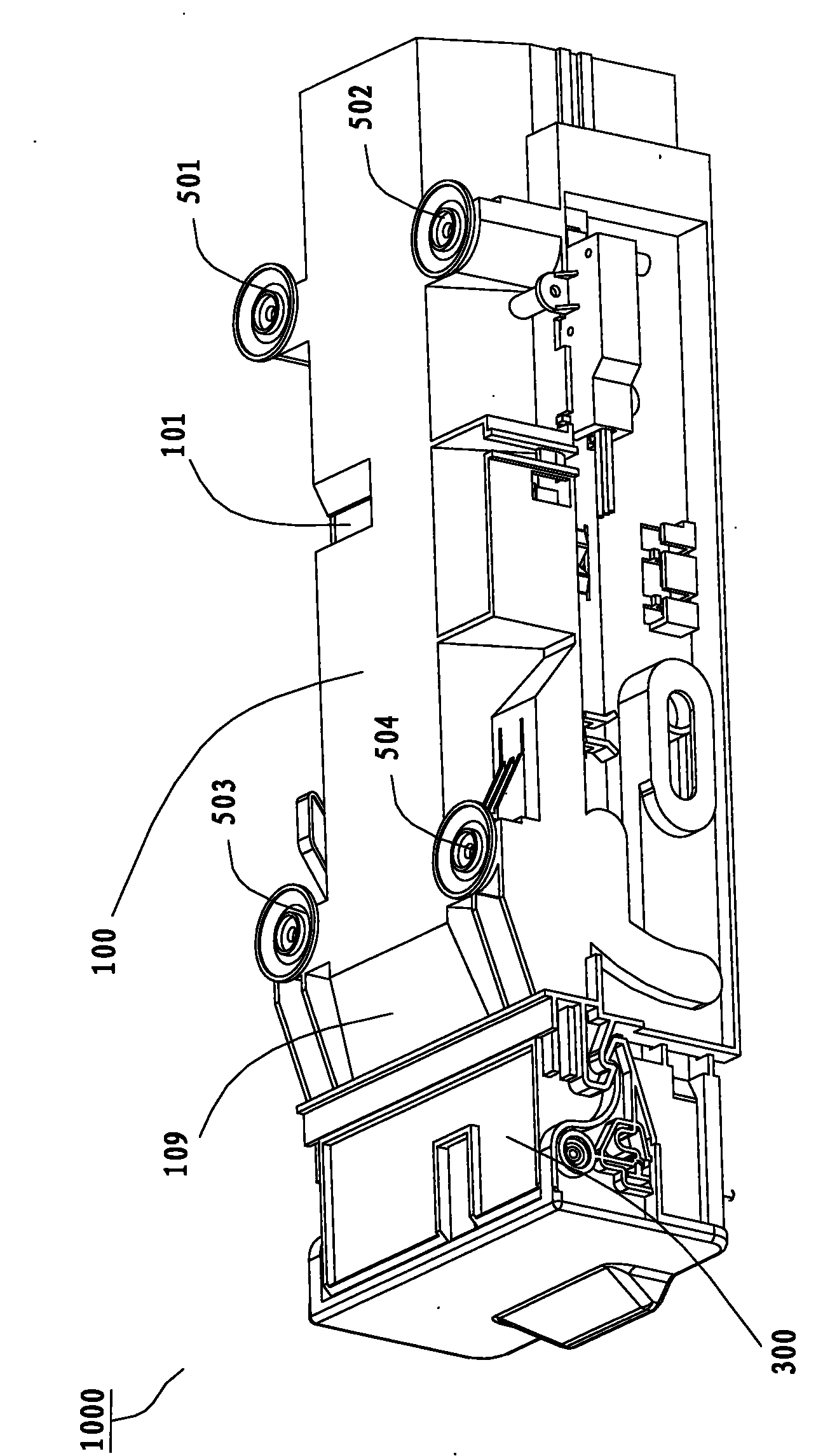 Automatic ice machine and refrigerator provided with same