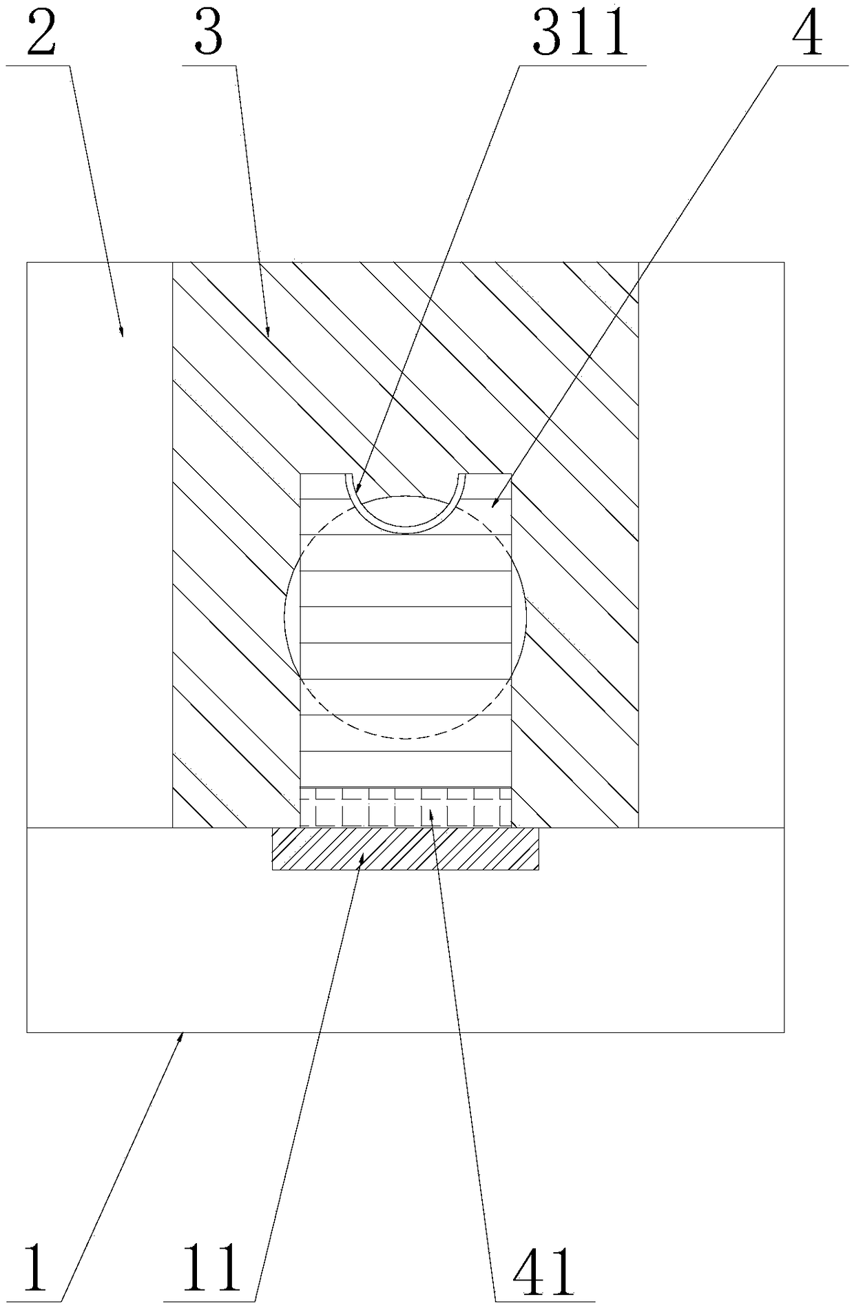 Vehicle-mounted fire extinguisher support