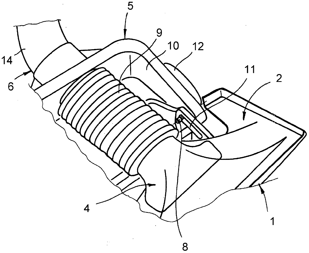 Floor nozzles for vacuum cleaners