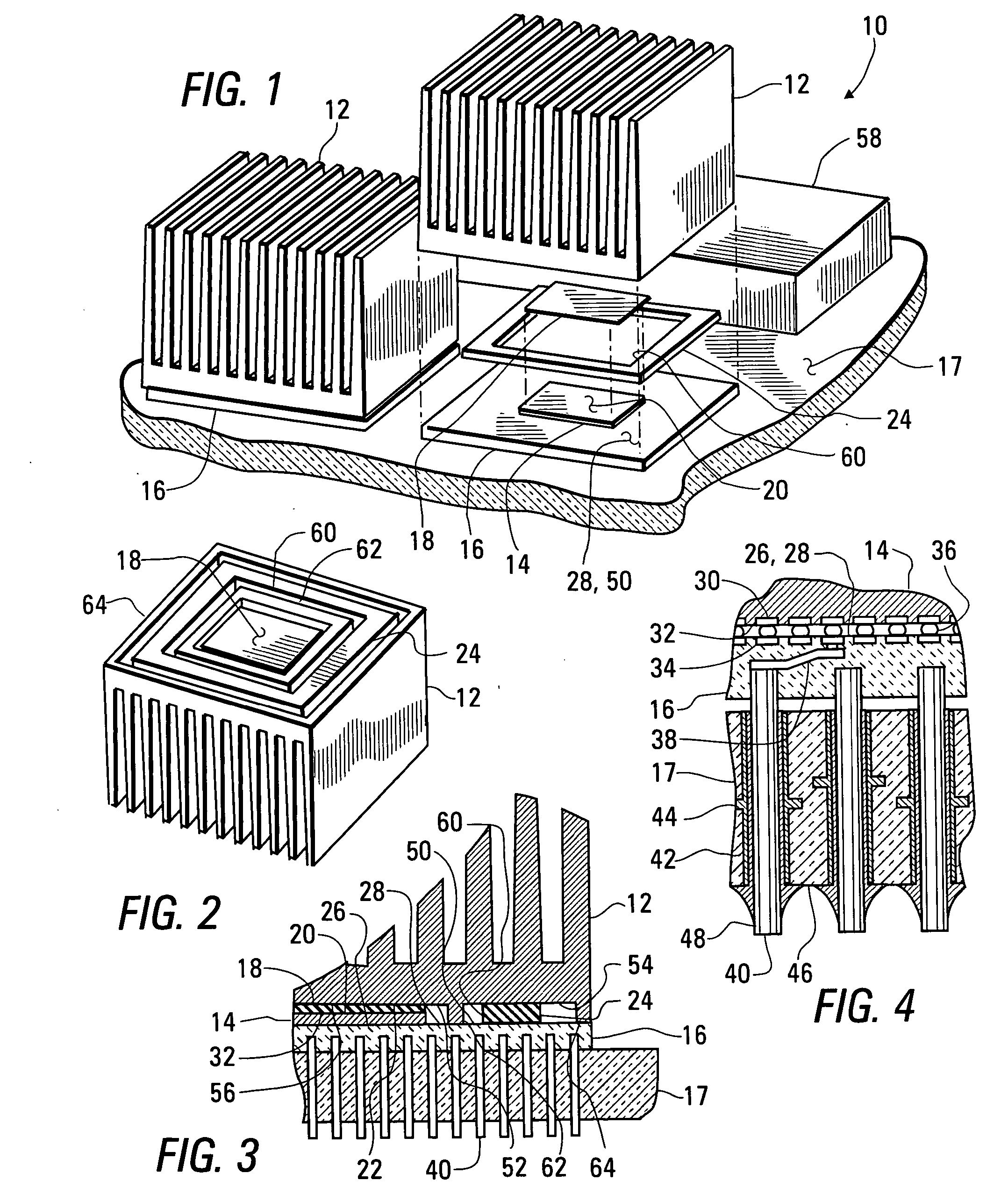 Apparatus and method for attaching a heat sink to an integrated circuit module