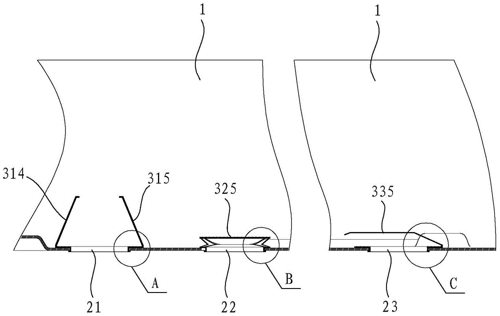 Gas stove chassis