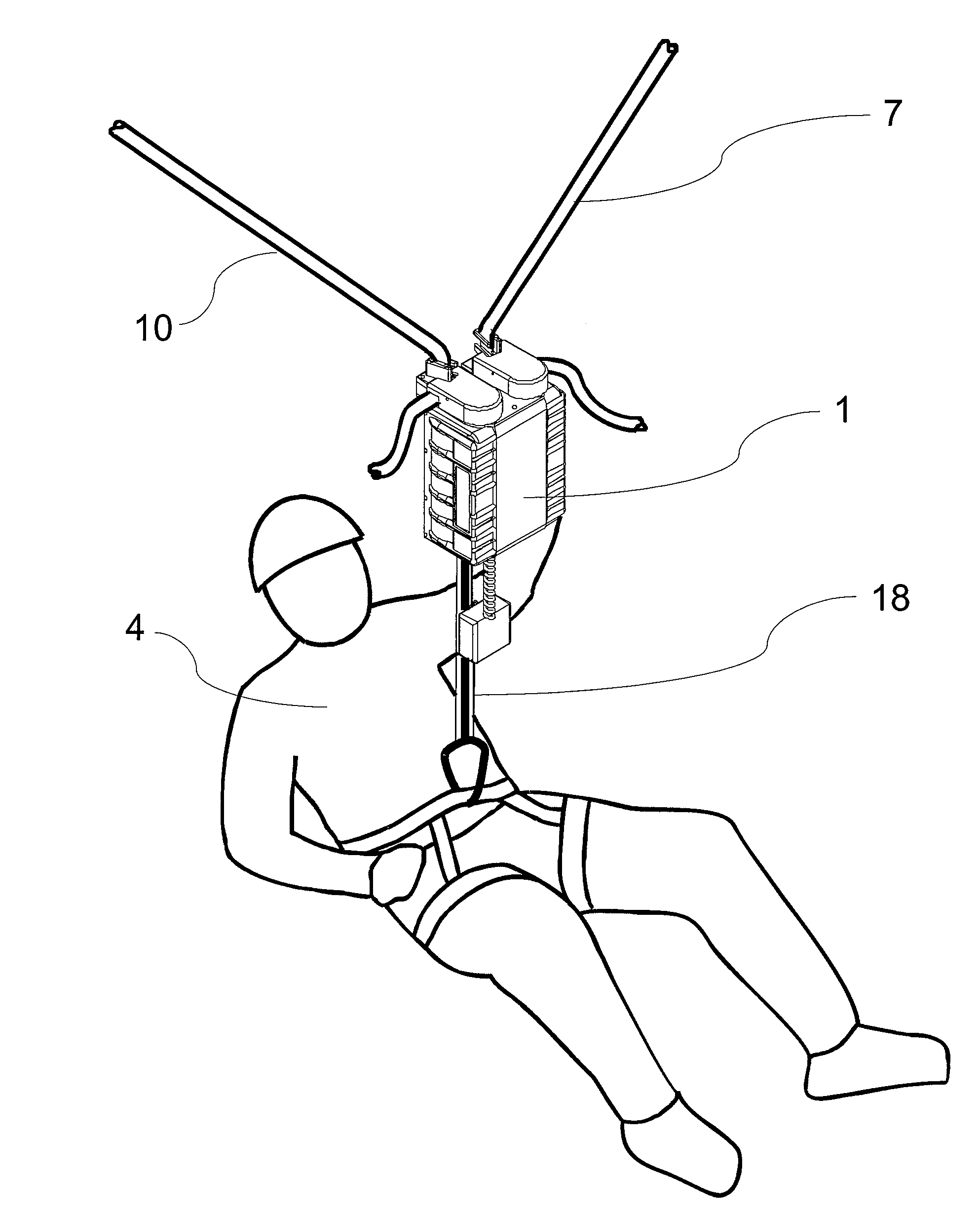 Multiple line powered rope ascender and portable hoist