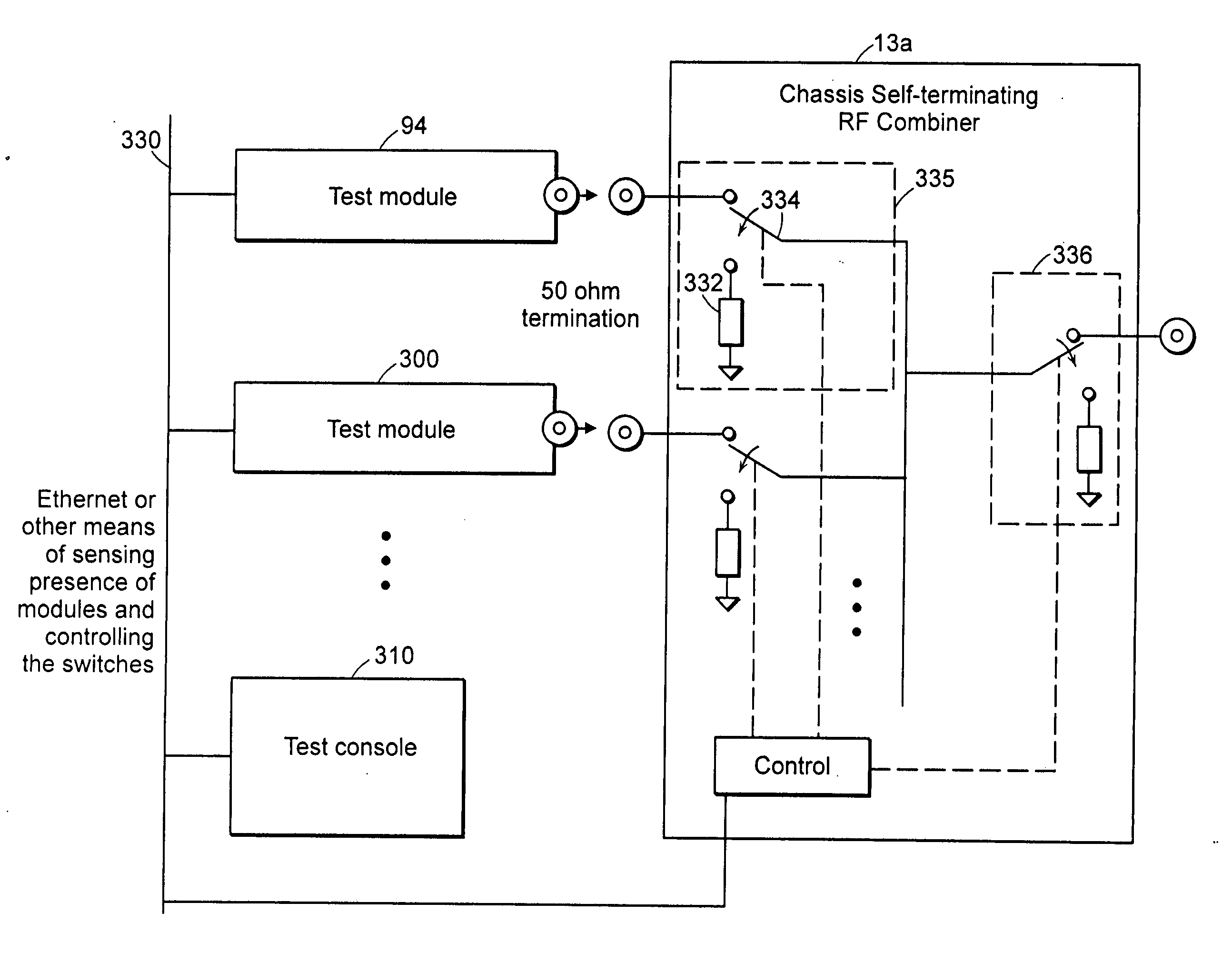 Modular wireless test architecture and method