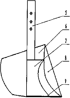 Pull-type ditching system for combined direct seed machine