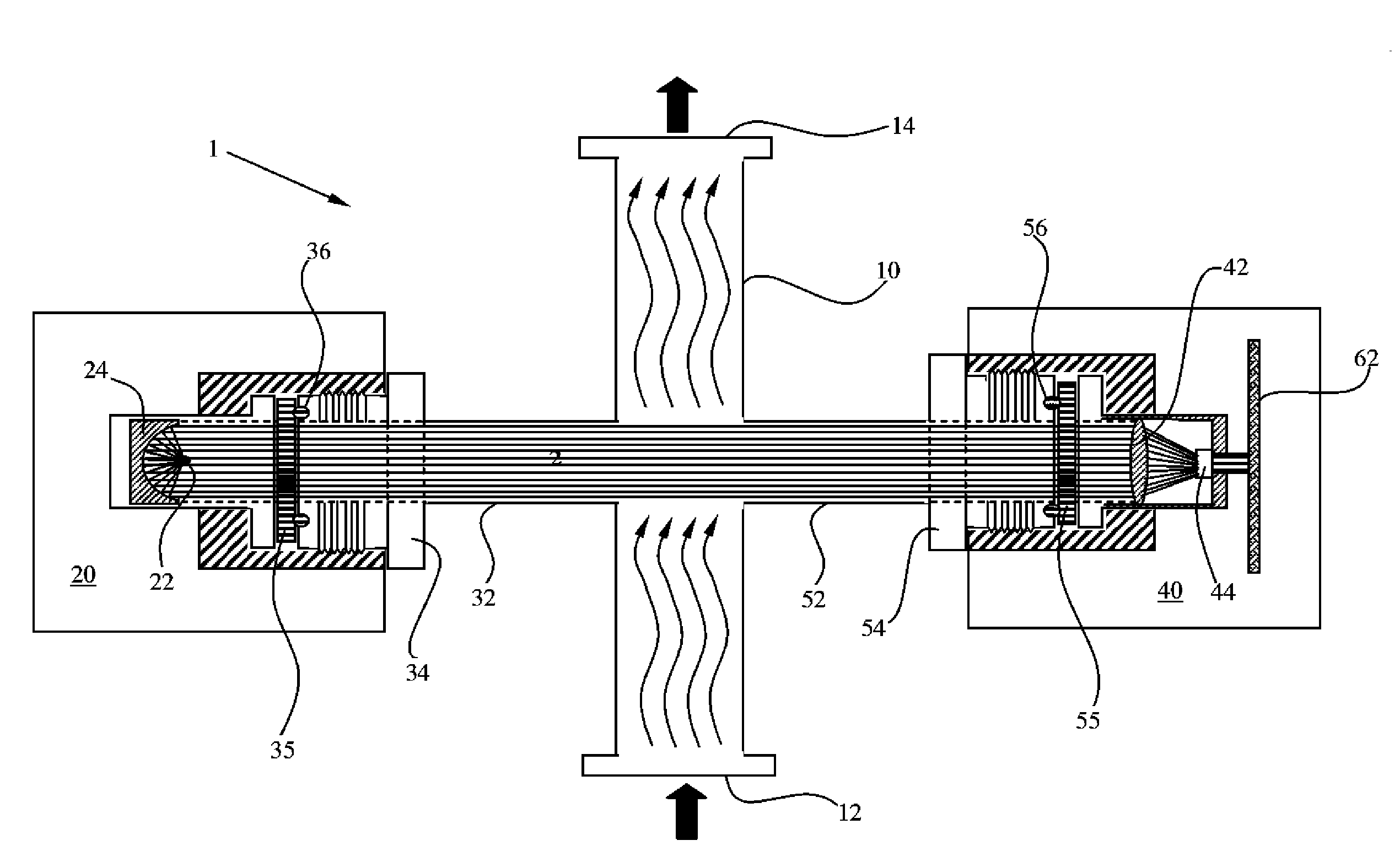 Monitoring system comprising infrared thermopile detector