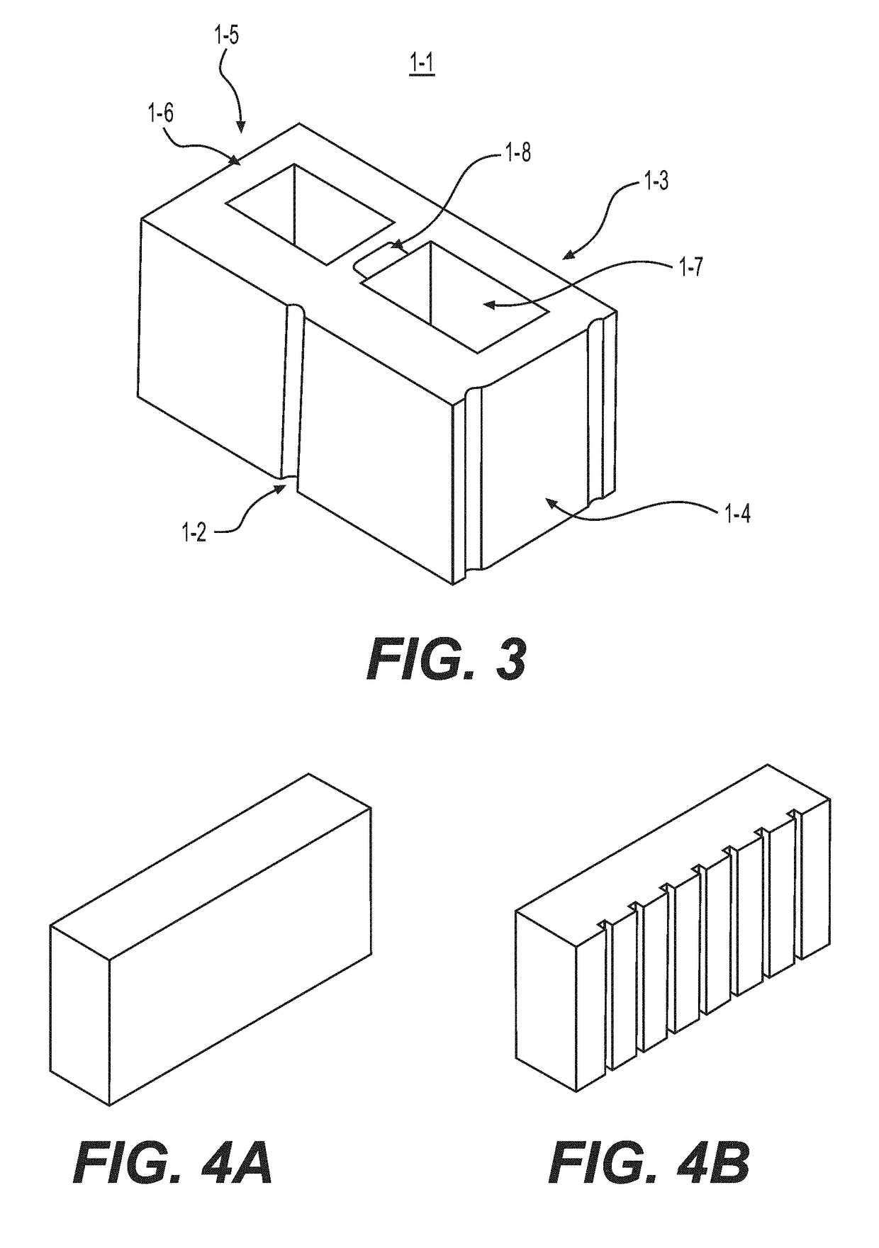 Crumb rubber-containing composites and masonry blocks thereof