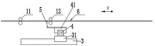 Paper membrane compound product cutting device and cutting method