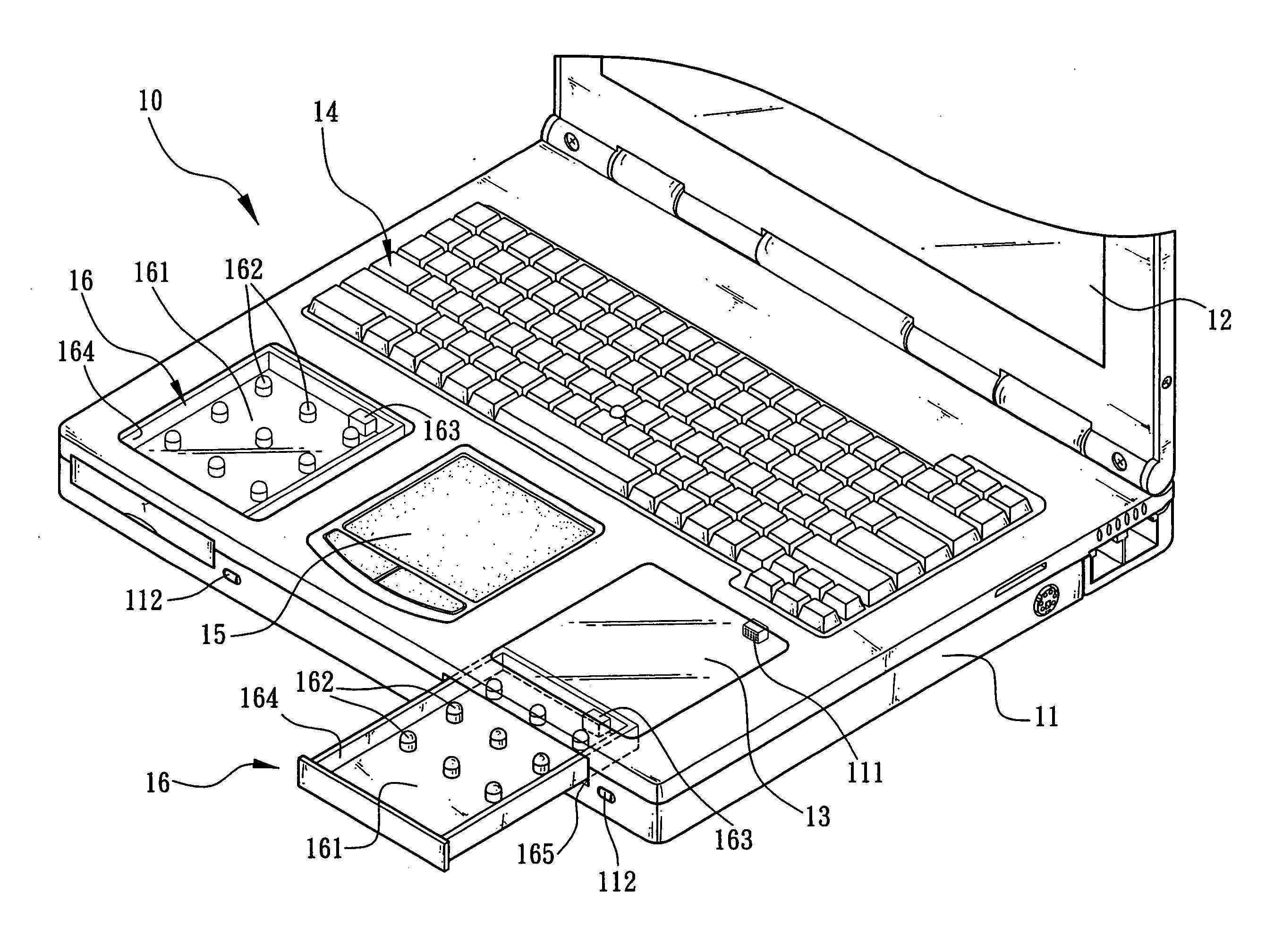 Electronic apparatus with optical module having muscles suppleness effect by emitting light rays into hand and wrist operating thereon