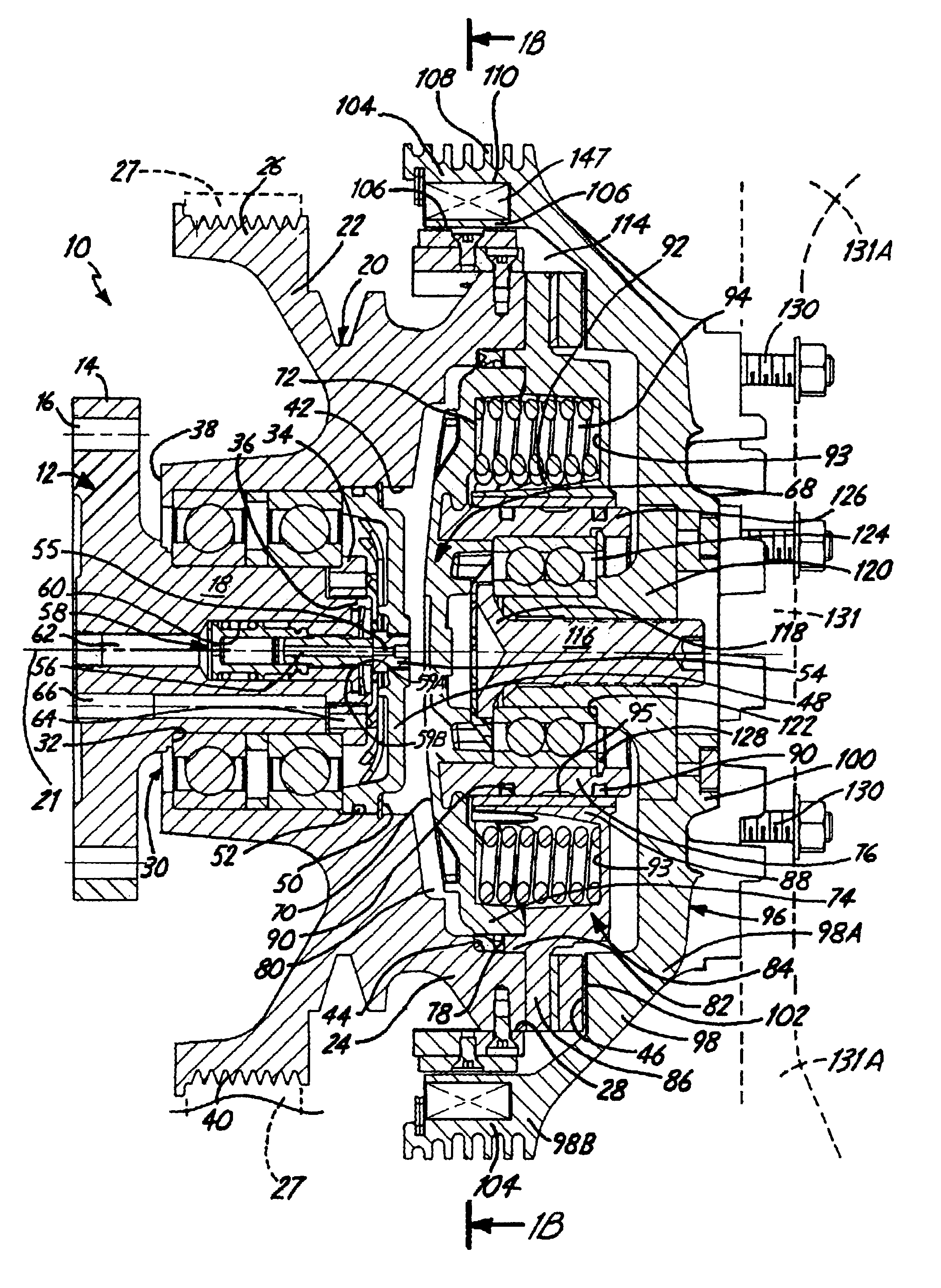 Two-speed rotational control apparatus with eddy current drive