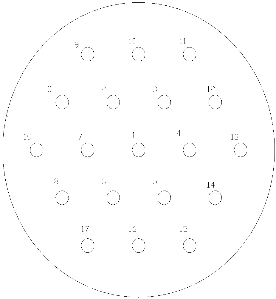 Device for measuring particle distribution in tube nest of fluidized bed heat exchanger according to suspension method