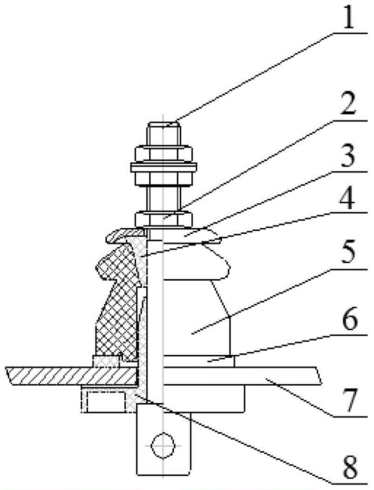 A combined 1kv class transformer bushing