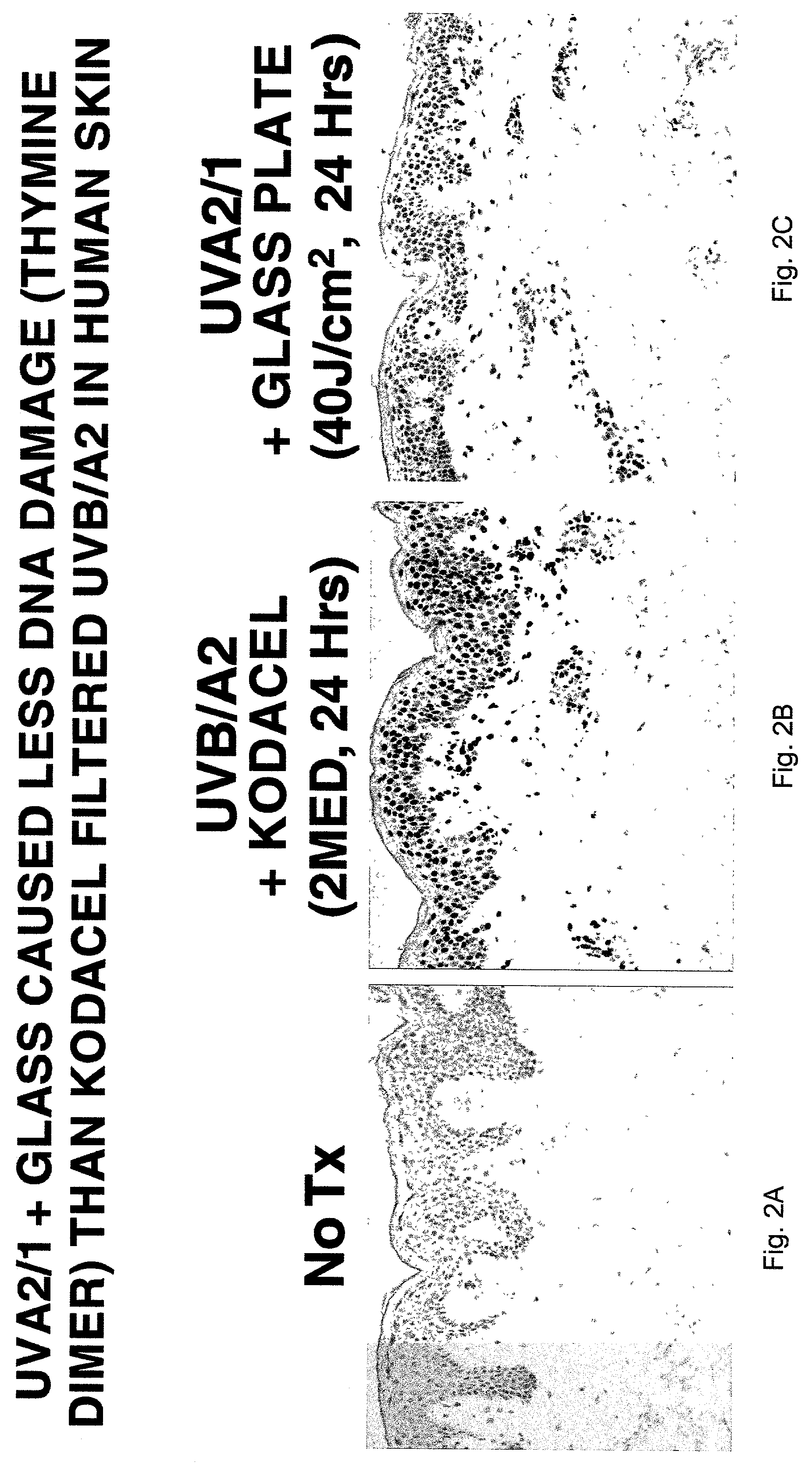 Method and device for human skin tanning with reduced skin damage