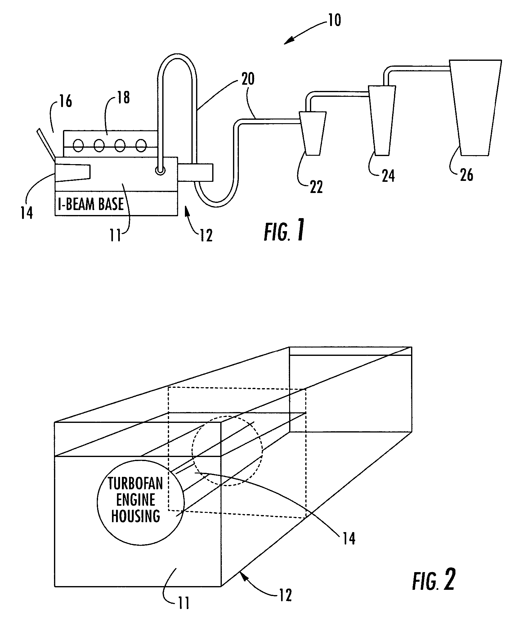 Air dryer system and method employing a jet engine