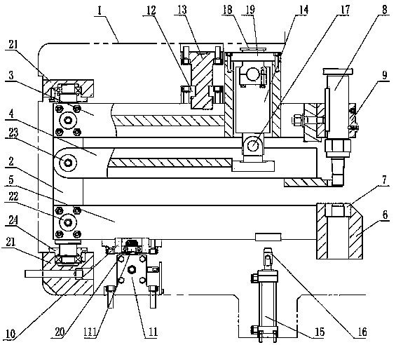 Punch die indexing mechanism of numerical control press