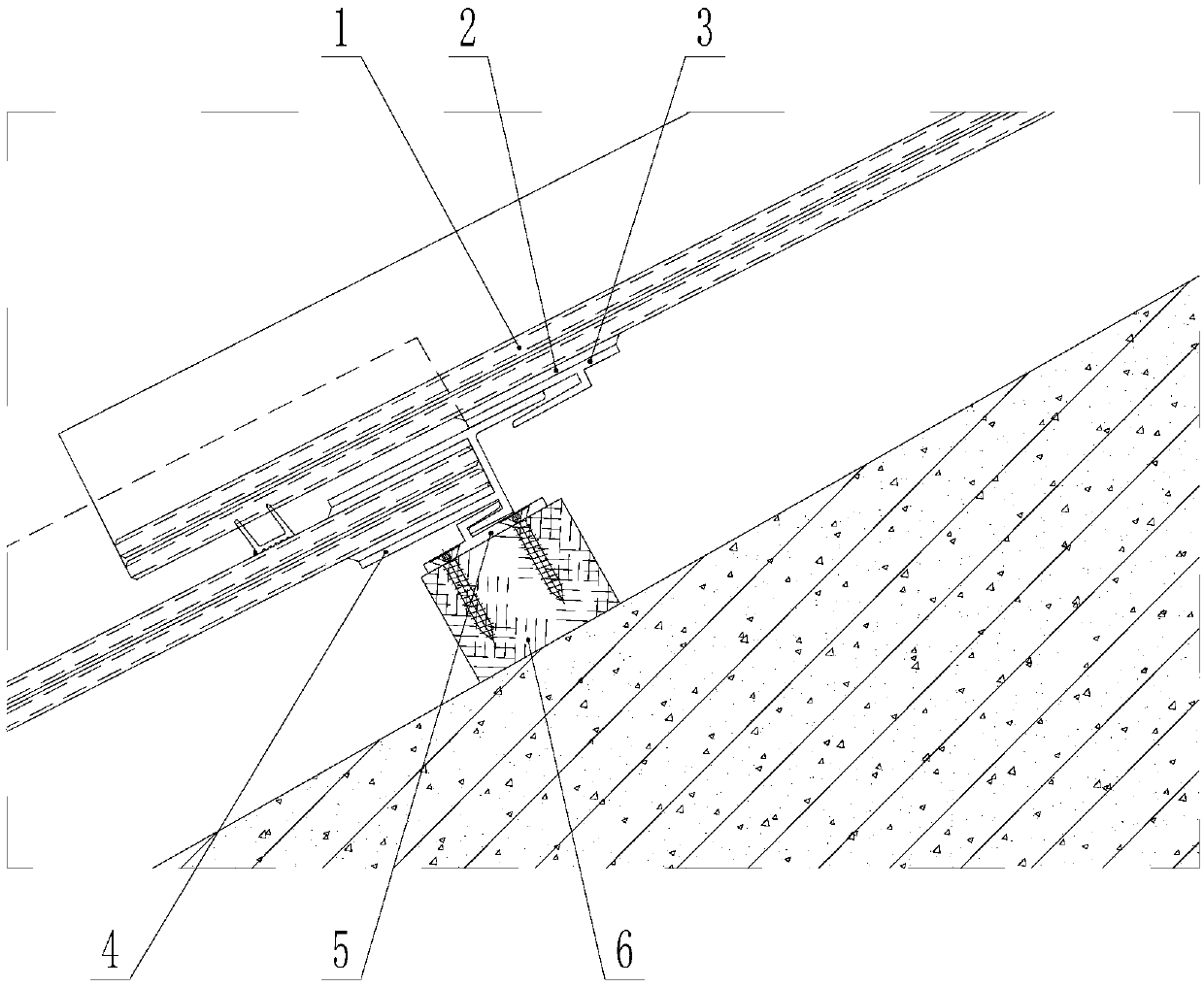 Photovoltaic piece mounting hanger and photovoltaic system