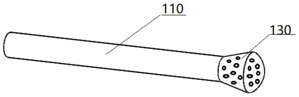 A sampling rod capable of collecting throat swabs and preparation method thereof