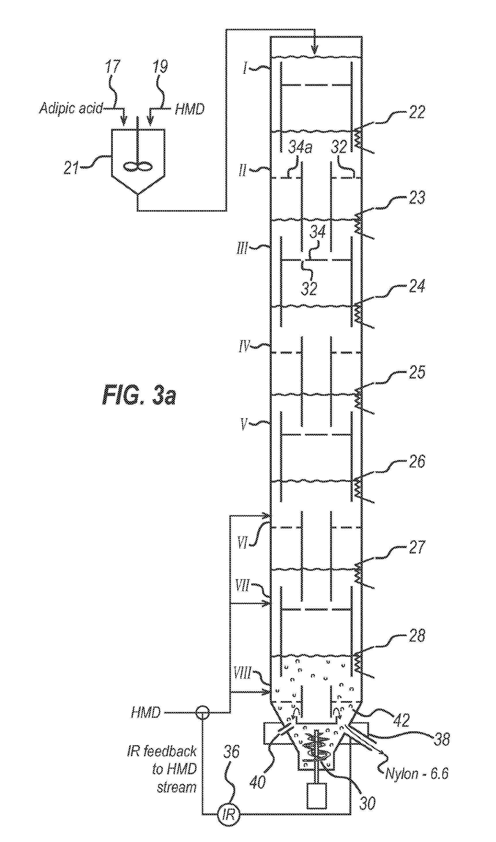 Continuous polyamidation process - i