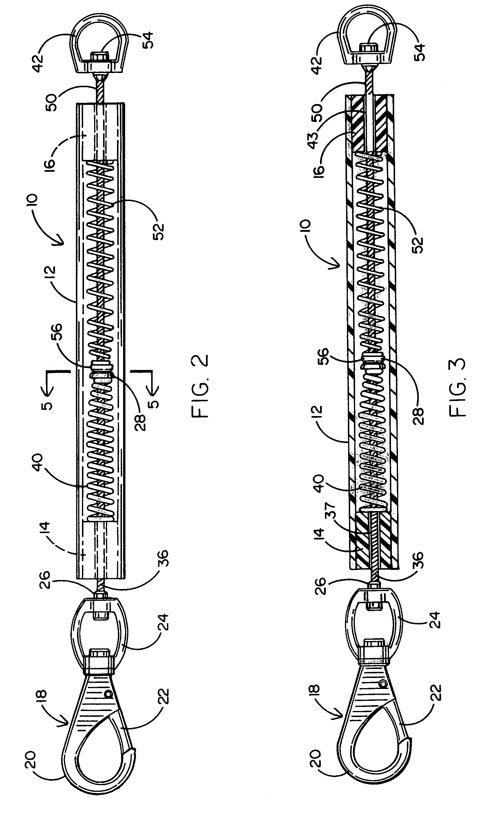 Shock absorber for attachment to a dog leash