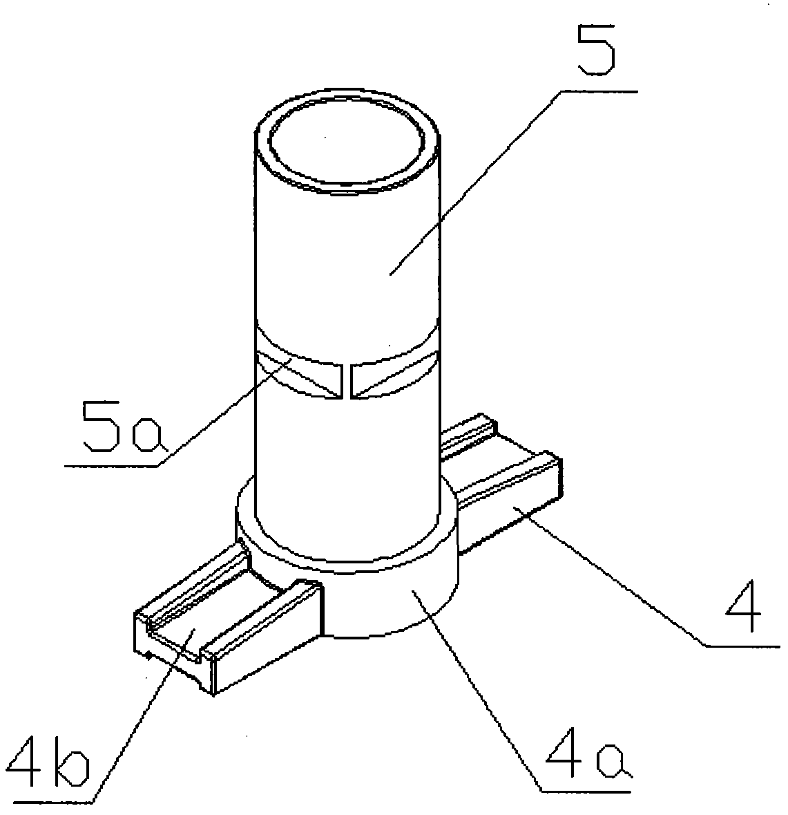 An early dismantling device for steel pipe scaffolding