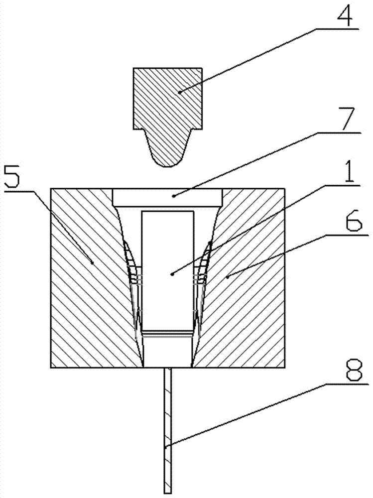 A multi-directional controllable split flow forging forming method for excavator bucket teeth