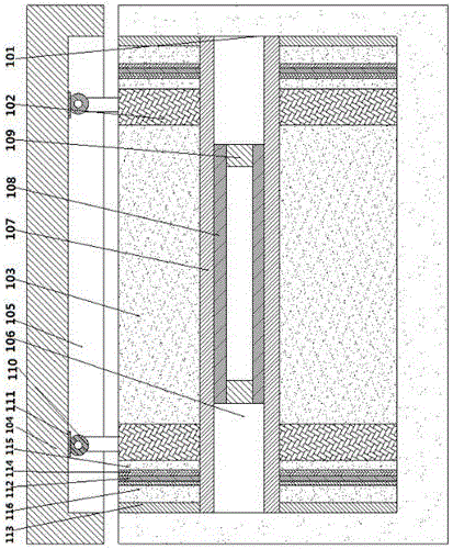 Anti-aging reinforcing structure for building construction foundation